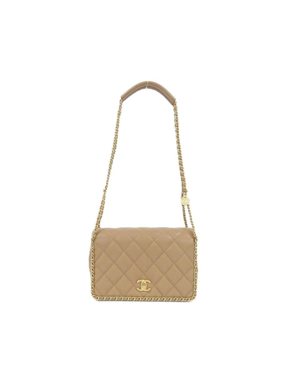 Chanel Shoulder Bag Beige